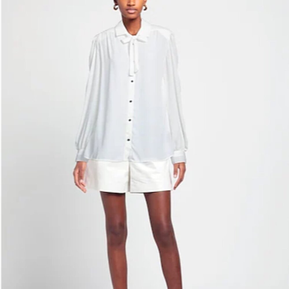 NWT JOHN RICHMOND Blouse with bow size M